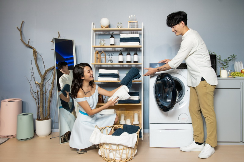 伊萊克斯極淨呵護系列滾筒洗衣機|洗脫烘衣機上市
