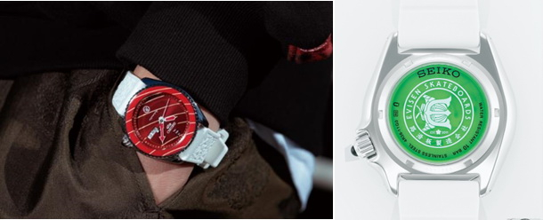 ＜Seiko 5 Sports＞ X ＜EVISEN SKATEBOARDS＞ 推出聯名限量錶款。