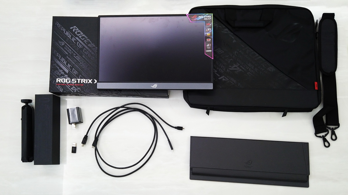 「全球最快」240Hz可攜帶式電競螢幕ROG Strix XG17AHP 開箱