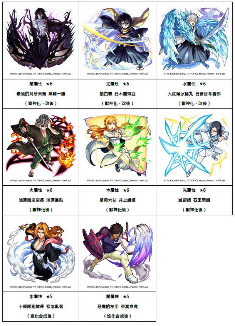 《怪物彈珠》X《BLEACH死神》第二彈合作活動將登場