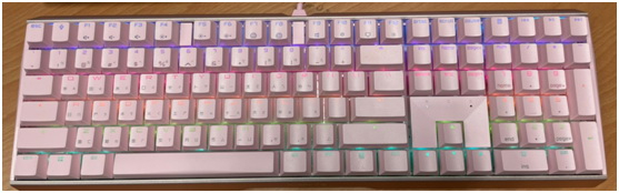 Cherry MX Board 3.0S RGB 靜音紅軸櫻花粉