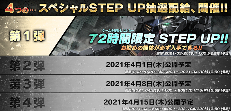 『機動戰士鋼彈 激戰任務2』「春天的激戰任務祭典2021」開跑!