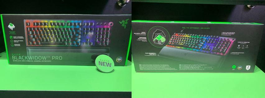 Razer的「Black Widow V3 Pro綠軸」這隻真的很可以讓姐慢慢地跟大家說說 而且續航力更是高達了200小時，不過這個部份還是要看使用者有沒有開啟省電跟光效的亮案程度會有所差別