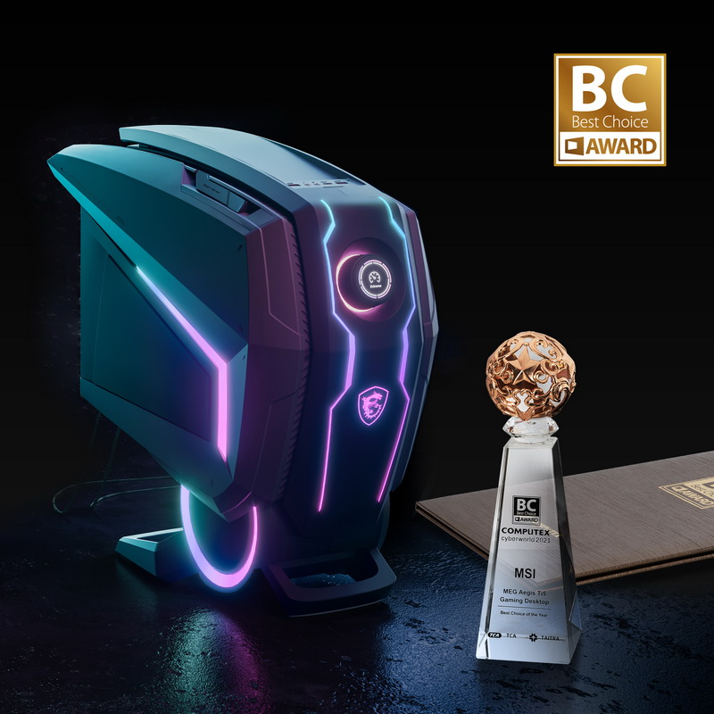 微星電競旗艦桌機MEG Aegis Ti5