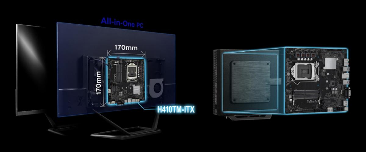 華擎科技發布全新的Intel® 400系列晶片組Thin Mini-ITX主機板