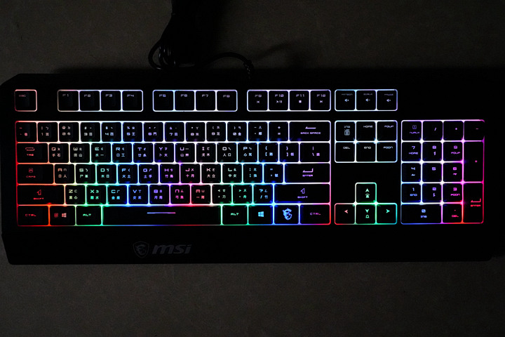 MSI Vigor GK20 電競鍵盤