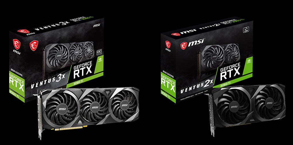微星科技發佈 GeForce RTX™ 3060 Ti 系列顯卡
