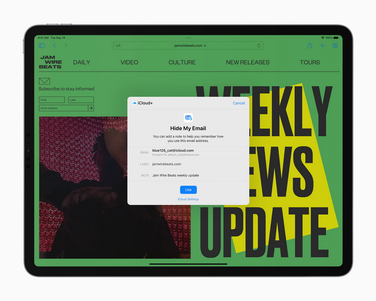 「郵件隱私權保護」防止寄件人得知郵件是否被開啟，也隱藏 IP 地址，如此一來寄件人就無法從 IP 地址得知使用者地點，或藉此對使用者進行建檔分析。