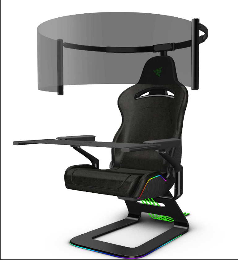 Razer在CES 2021上發布智能口罩和遊戲椅概念設計