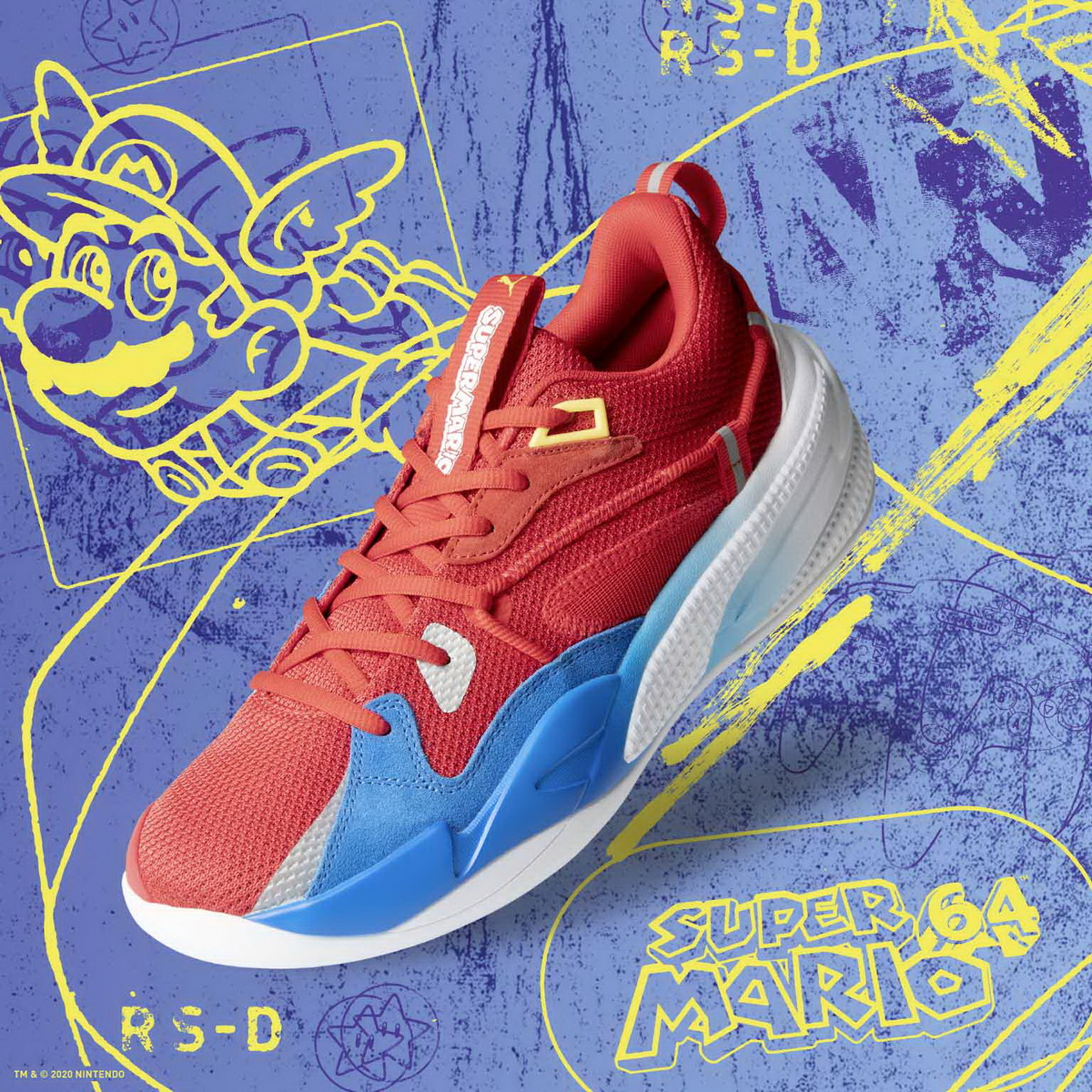 攜手Nintendo 共織籃球夢 PUMA RS-Dreamer Super Mario 64™