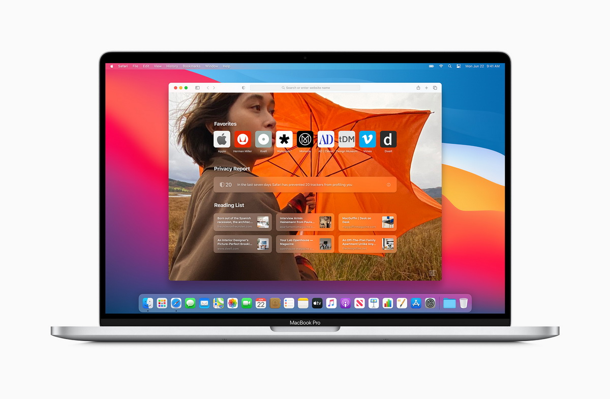 Apple 以精美的全新設計推出 macOS Big Sur