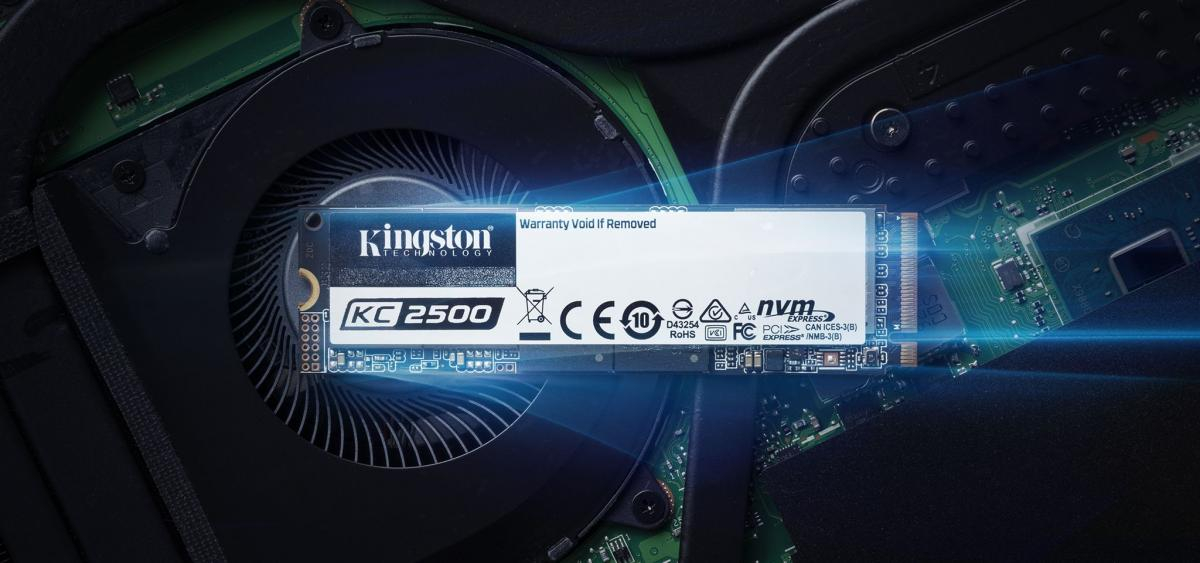 Kingston金士頓推出新一代KC2500 NVMe PCIe SSD固態硬碟