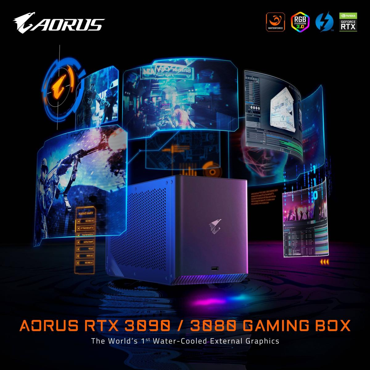 技嘉隆重推出AORUS RTX 3090/3080 GAMING BOX