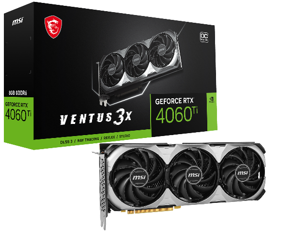 GeForce RTX 4060 Ti VENTUS 3X 8G series_box+card