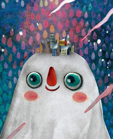 A picture containing indoor, decorated, painted, fabric
Description automatically generated