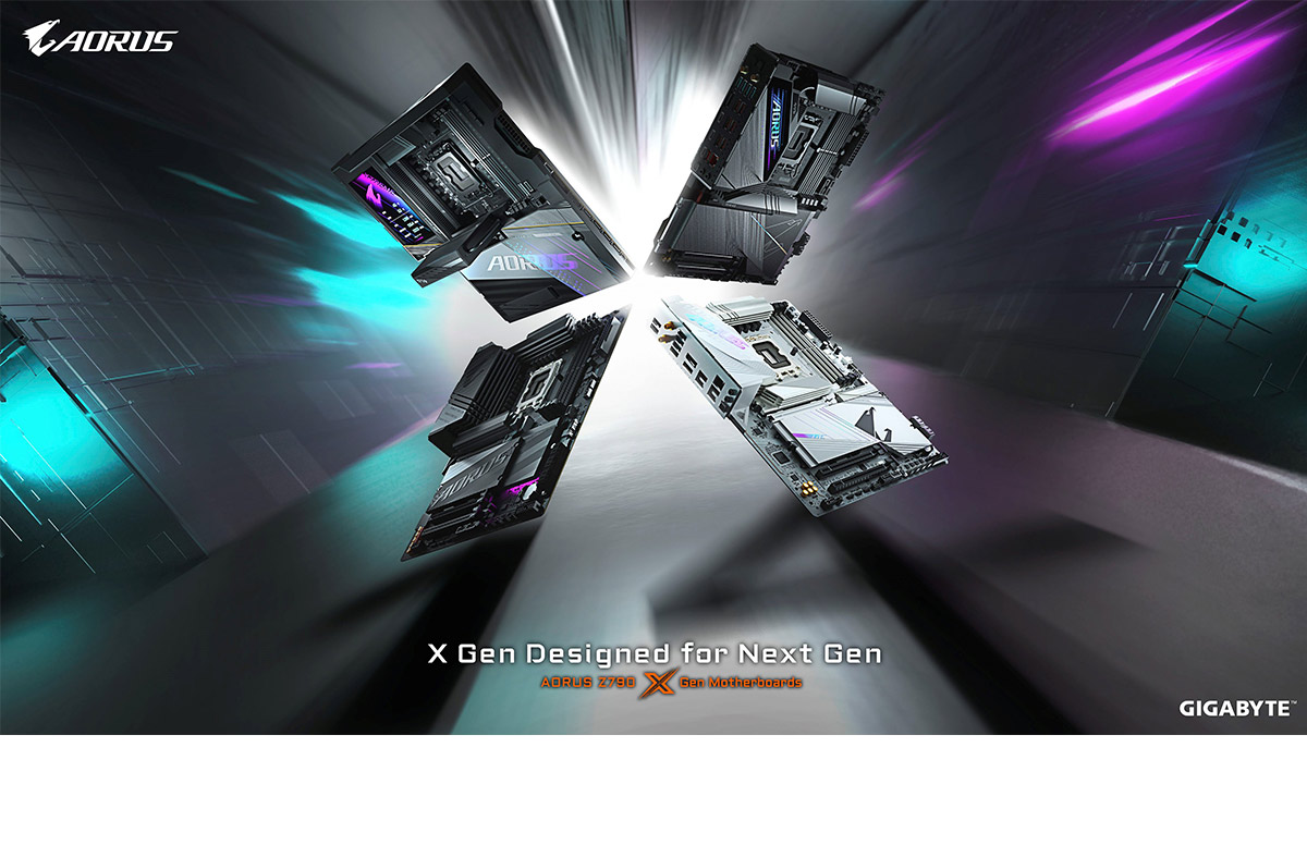 Introducing the AORUS Z790 X-Generation Motherboard: Next-Level Design for Gen X