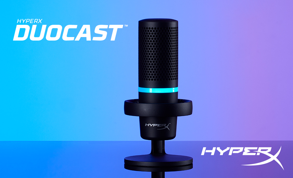 HyperX 麥克風家族全新成員： DuoCast™ USB 麥克風在台上市| NOVA資訊廣場